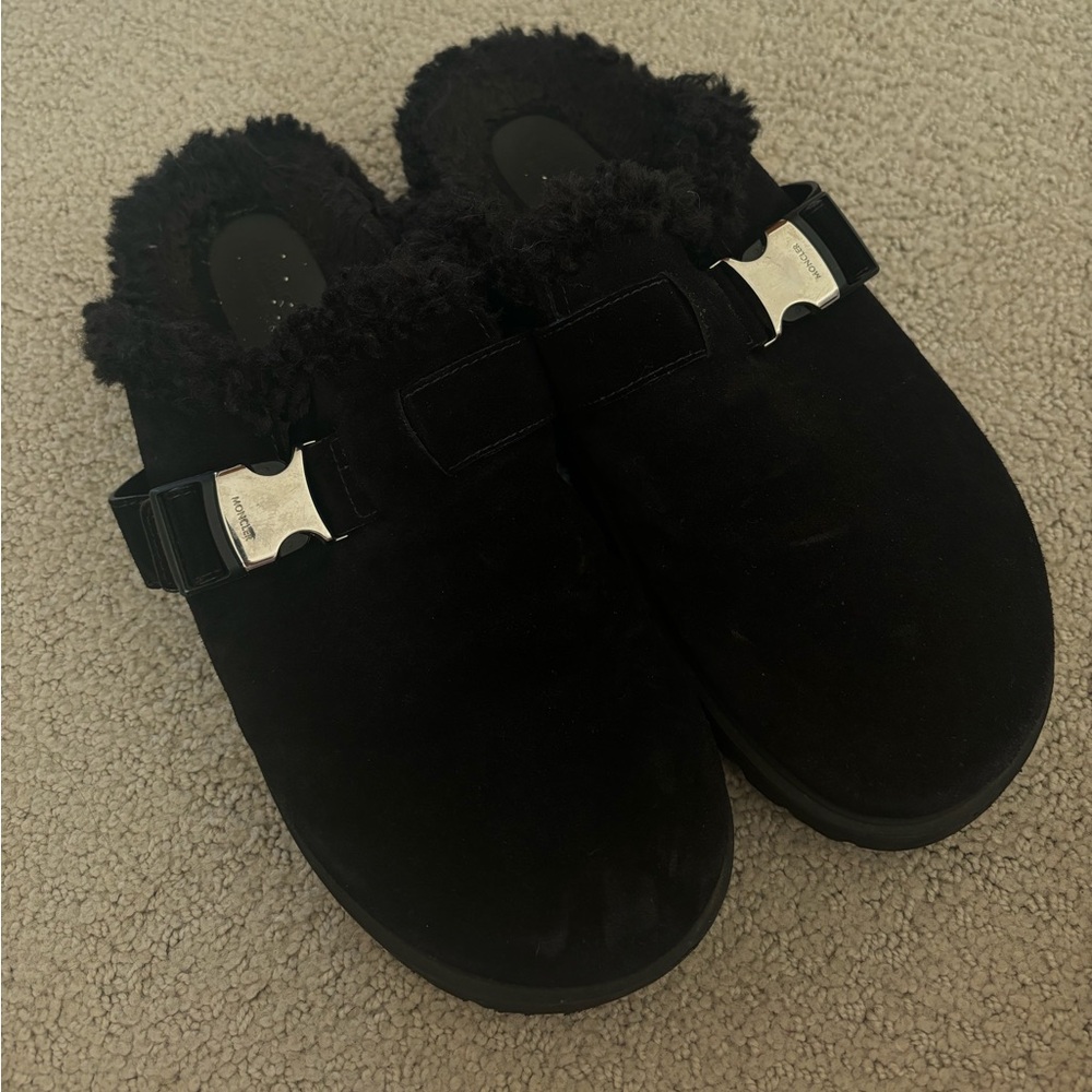Moncler mules black slides size 39/40